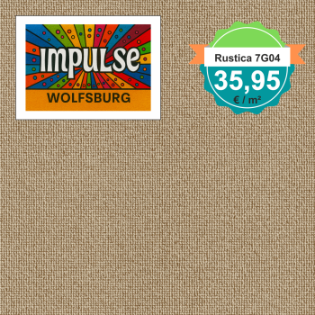 Vorwerk Rustica 7G04 beige Teppichboden – Draufsicht quadratisch